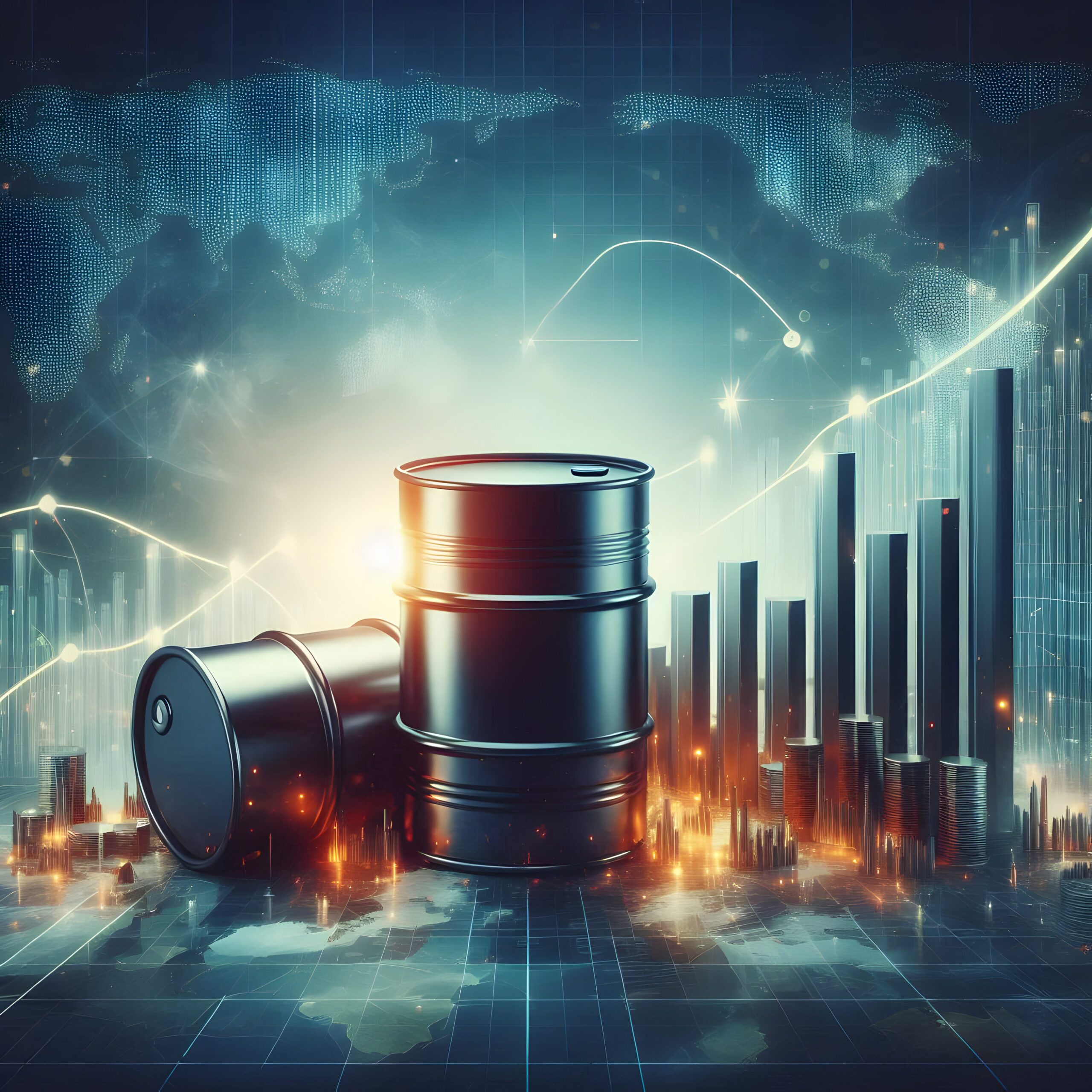 dreamy-photo-realistic-oil-barrel-horizontal-graph-background-steady-oil-prices-symbolized